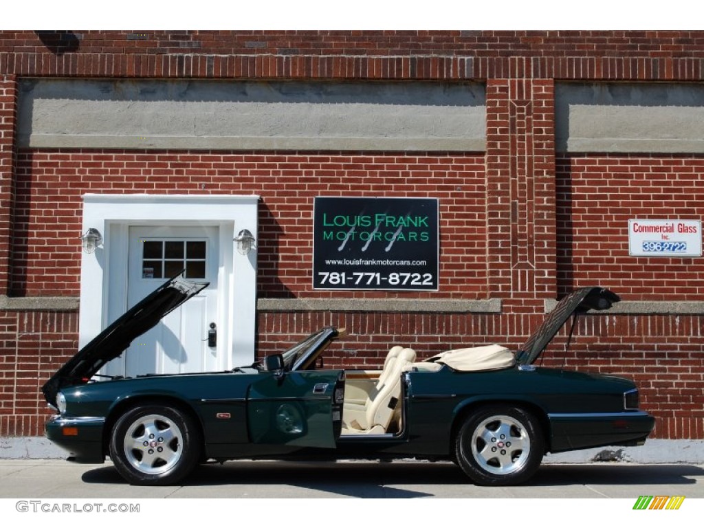 1995 XJ XJS Convertible - British Racing Green / Ivory photo #54