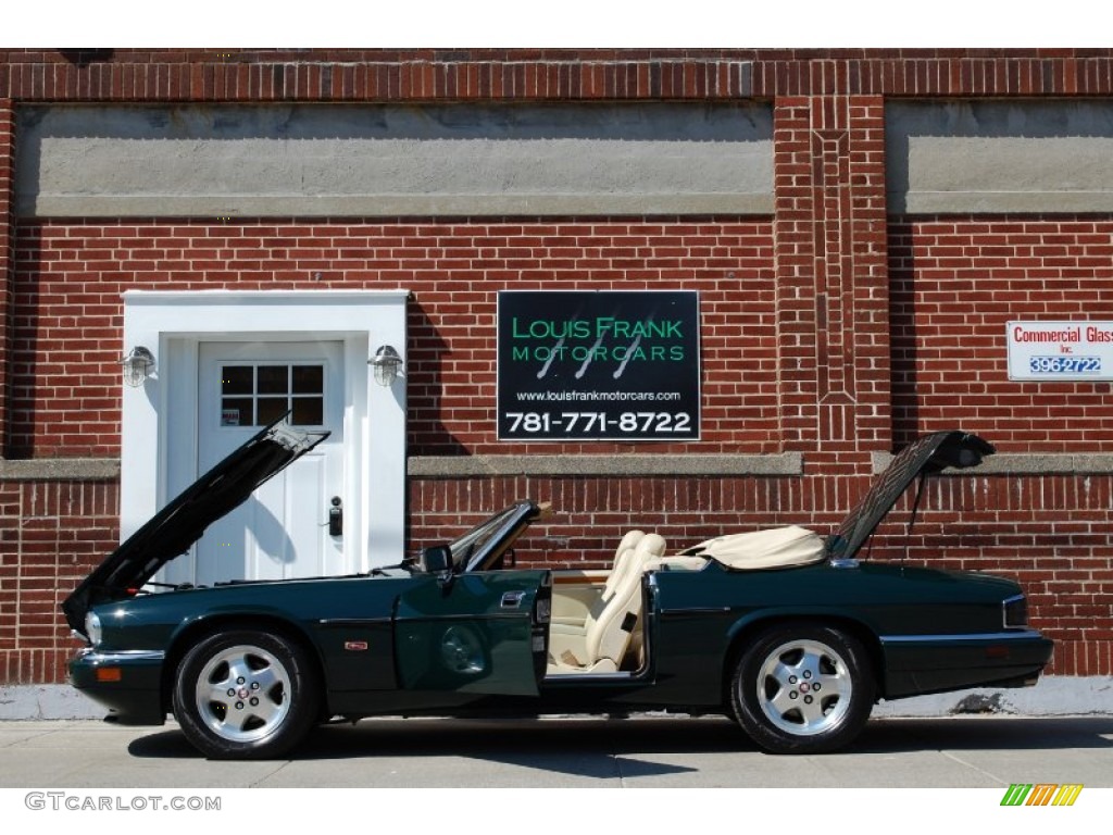 1995 XJ XJS Convertible - British Racing Green / Ivory photo #55