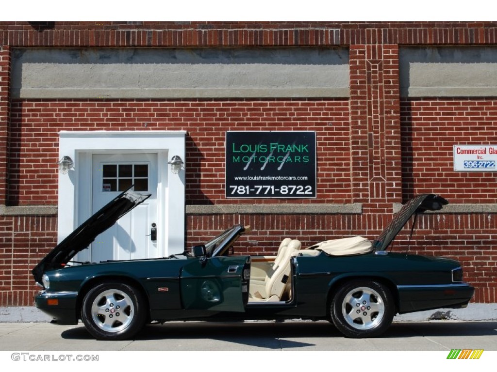 1995 XJ XJS Convertible - British Racing Green / Ivory photo #56