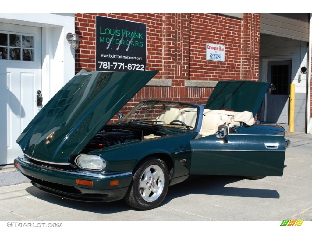 1995 XJ XJS Convertible - British Racing Green / Ivory photo #57