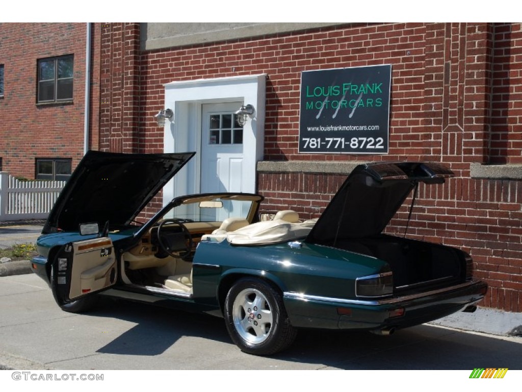 1995 XJ XJS Convertible - British Racing Green / Ivory photo #58