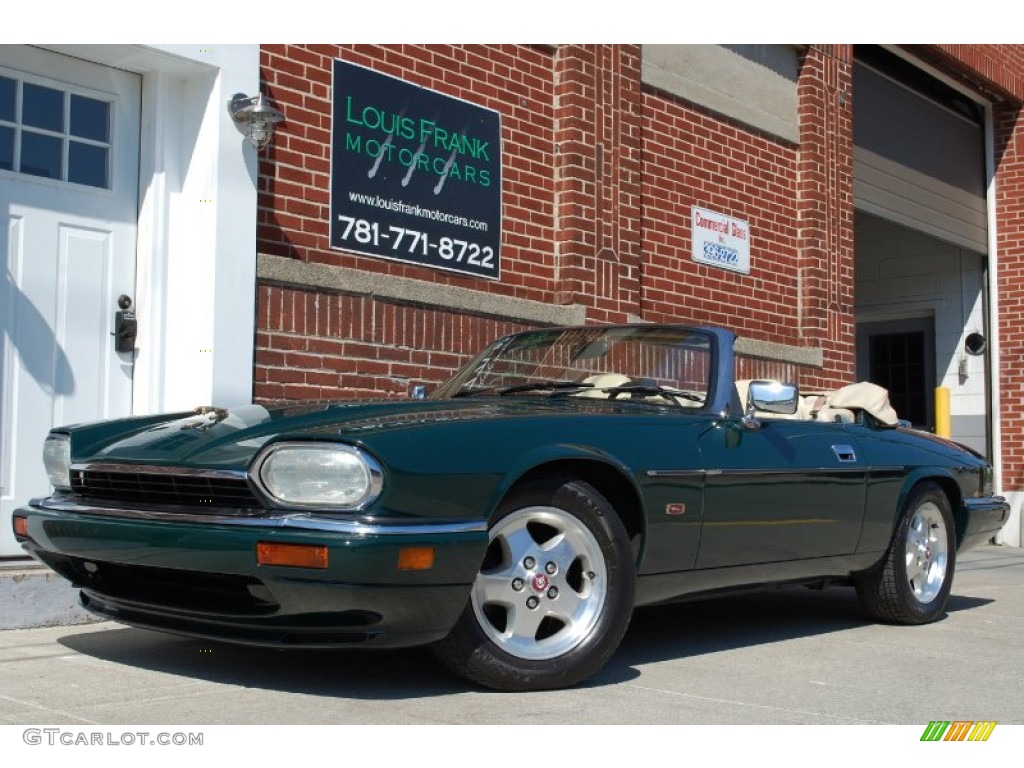 1995 XJ XJS Convertible - British Racing Green / Ivory photo #63