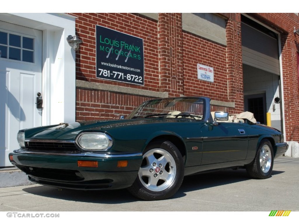 1995 XJ XJS Convertible - British Racing Green / Ivory photo #64