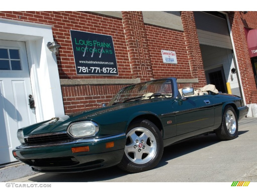 1995 XJ XJS Convertible - British Racing Green / Ivory photo #65