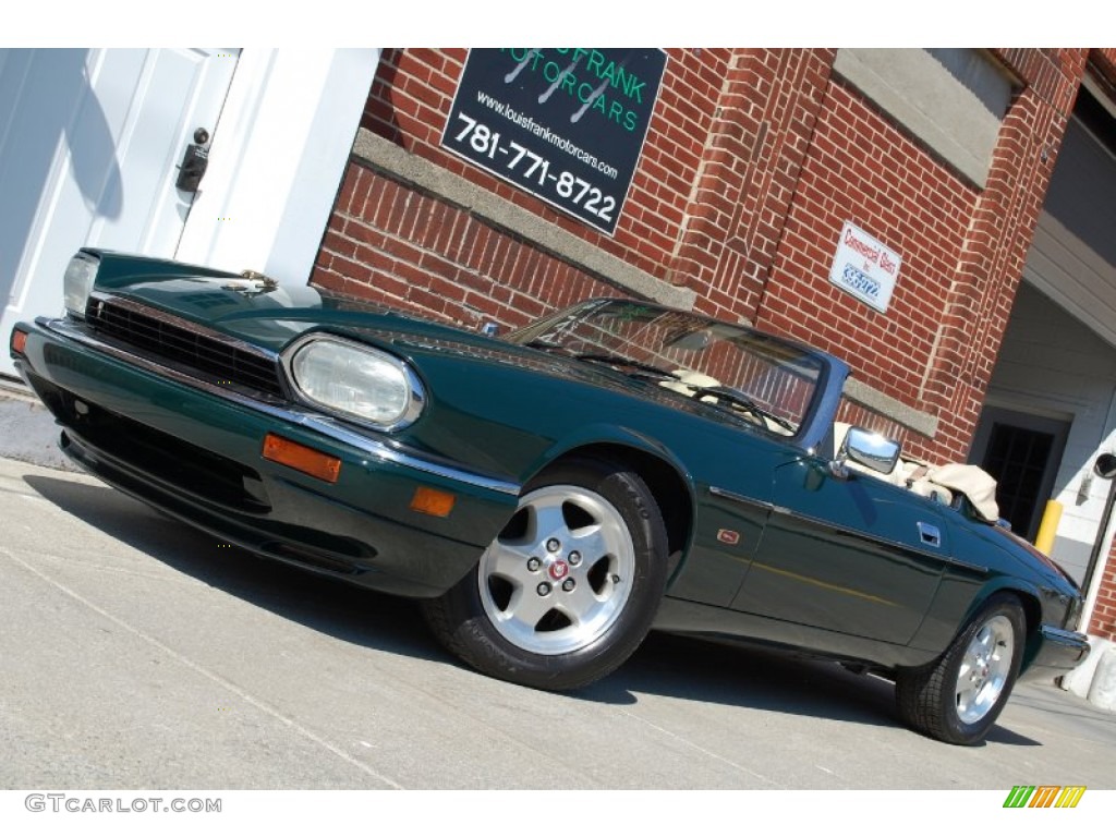 1995 XJ XJS Convertible - British Racing Green / Ivory photo #66