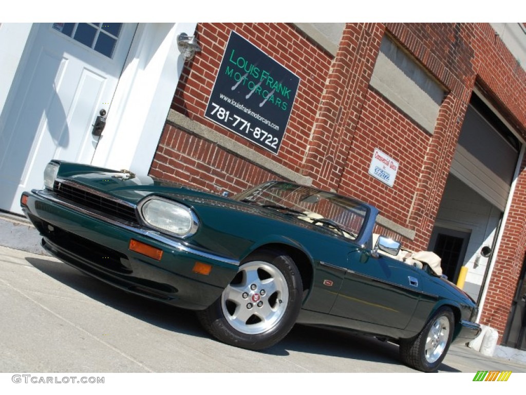 1995 XJ XJS Convertible - British Racing Green / Ivory photo #67