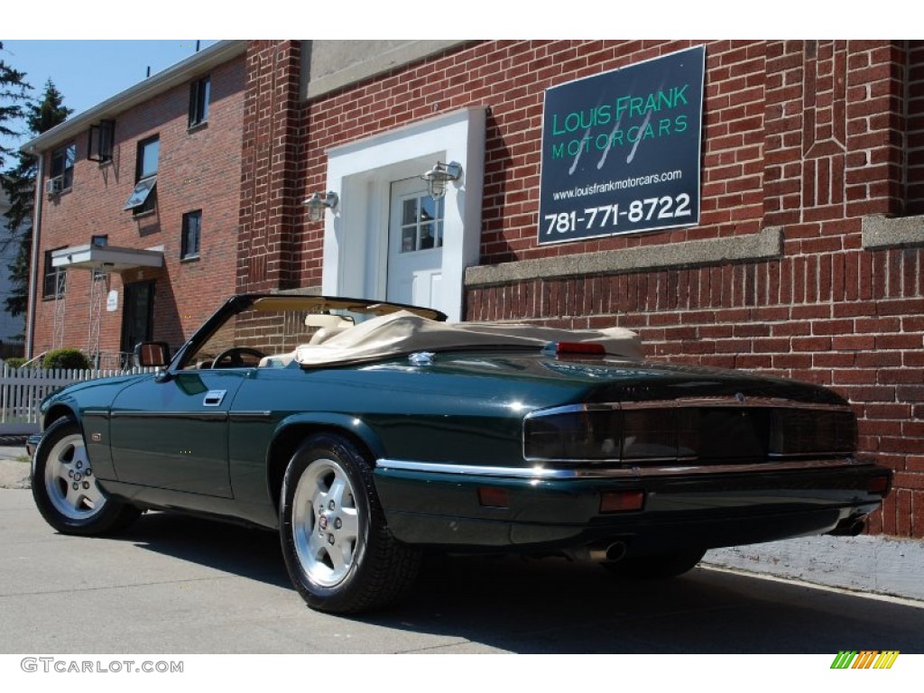 1995 XJ XJS Convertible - British Racing Green / Ivory photo #73