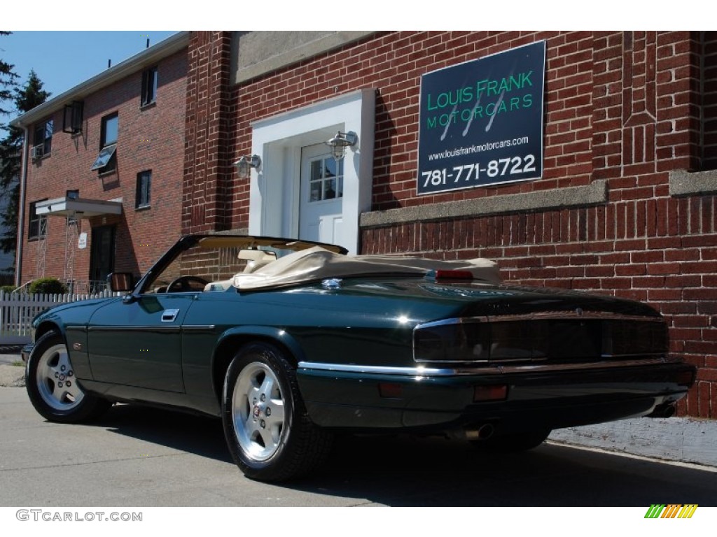 1995 XJ XJS Convertible - British Racing Green / Ivory photo #74