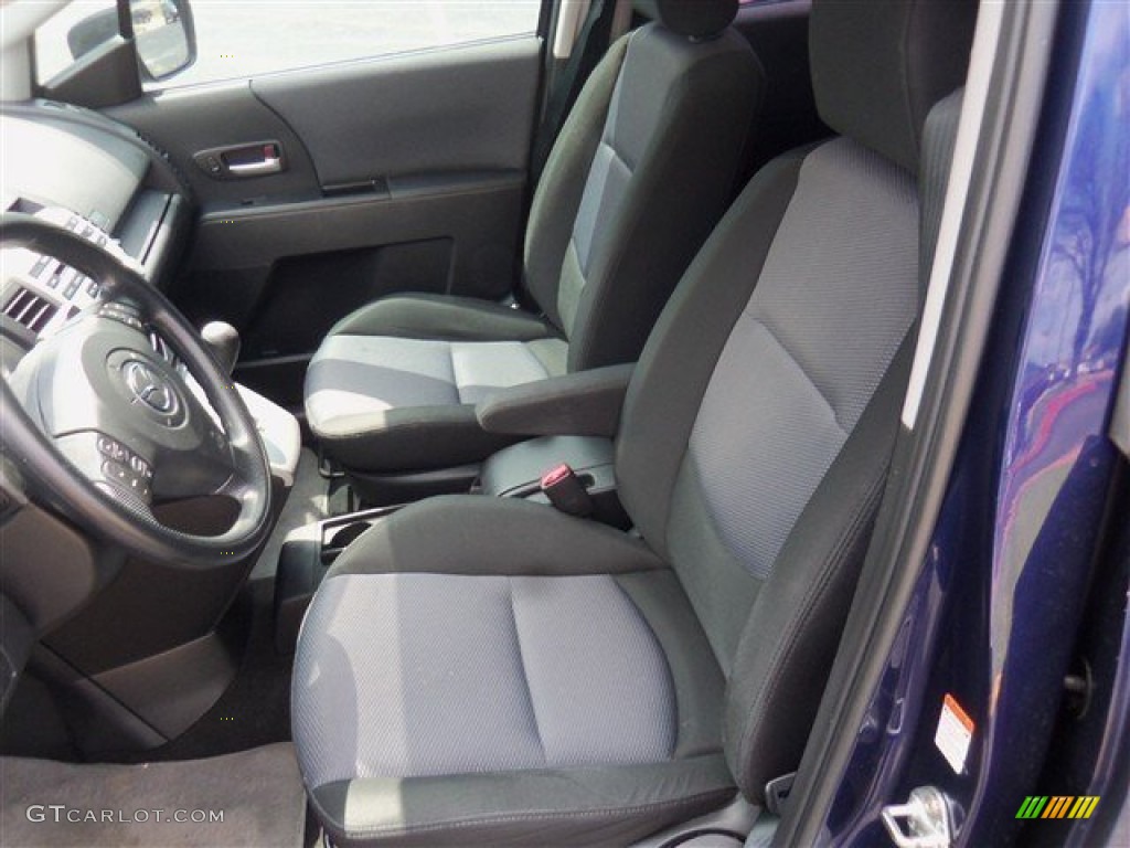 2007 MAZDA5 Sport - Strato Blue Mica / Black photo #8