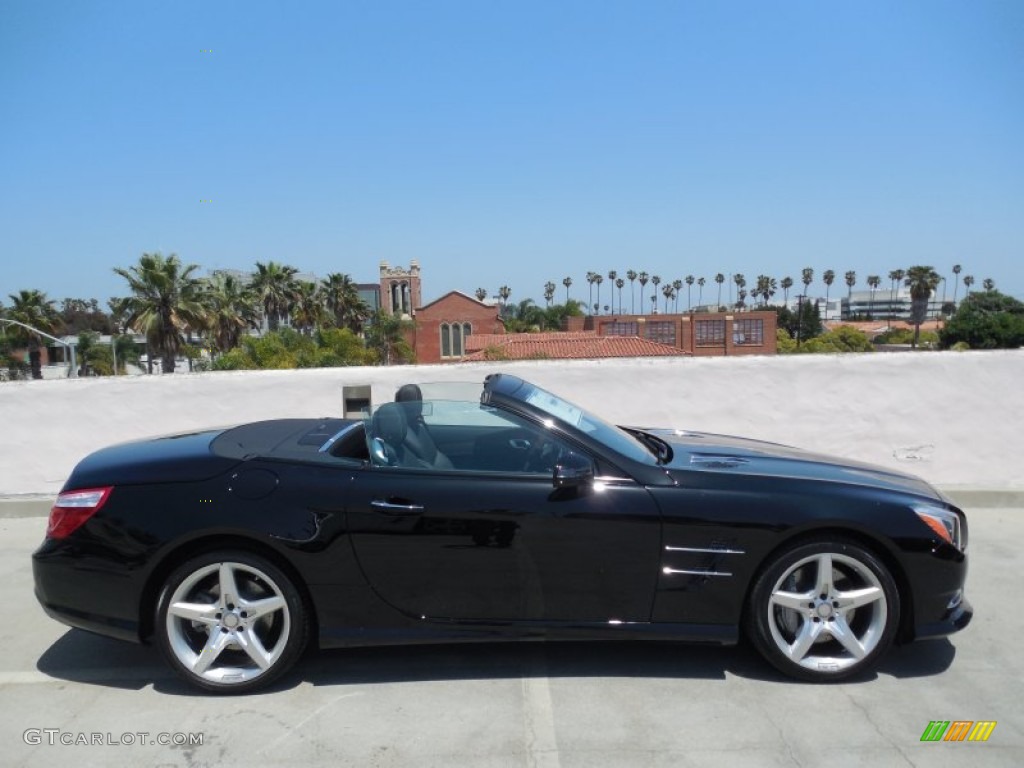 Black 2013 Mercedes-Benz SL 550 Roadster Exterior Photo #80550279