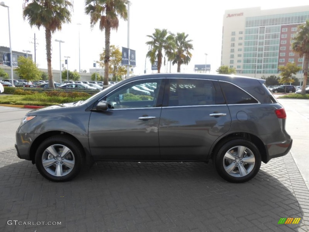 2013 MDX SH-AWD Technology - Graphite Luster Metallic / Graystone photo #4