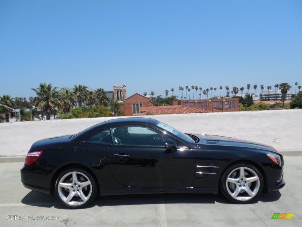 Black 2013 Mercedes-Benz SL 550 Roadster Exterior Photo #80550386