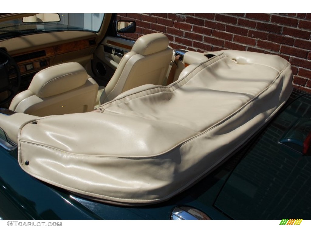 1995 XJ XJS Convertible - British Racing Green / Ivory photo #95