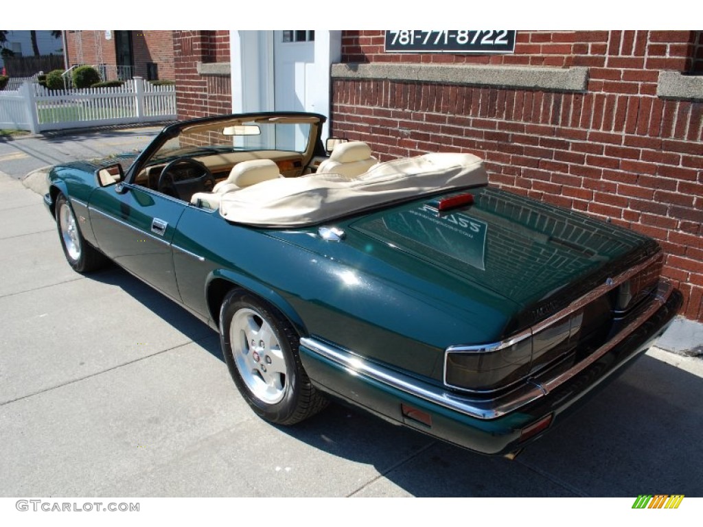 1995 XJ XJS Convertible - British Racing Green / Ivory photo #96