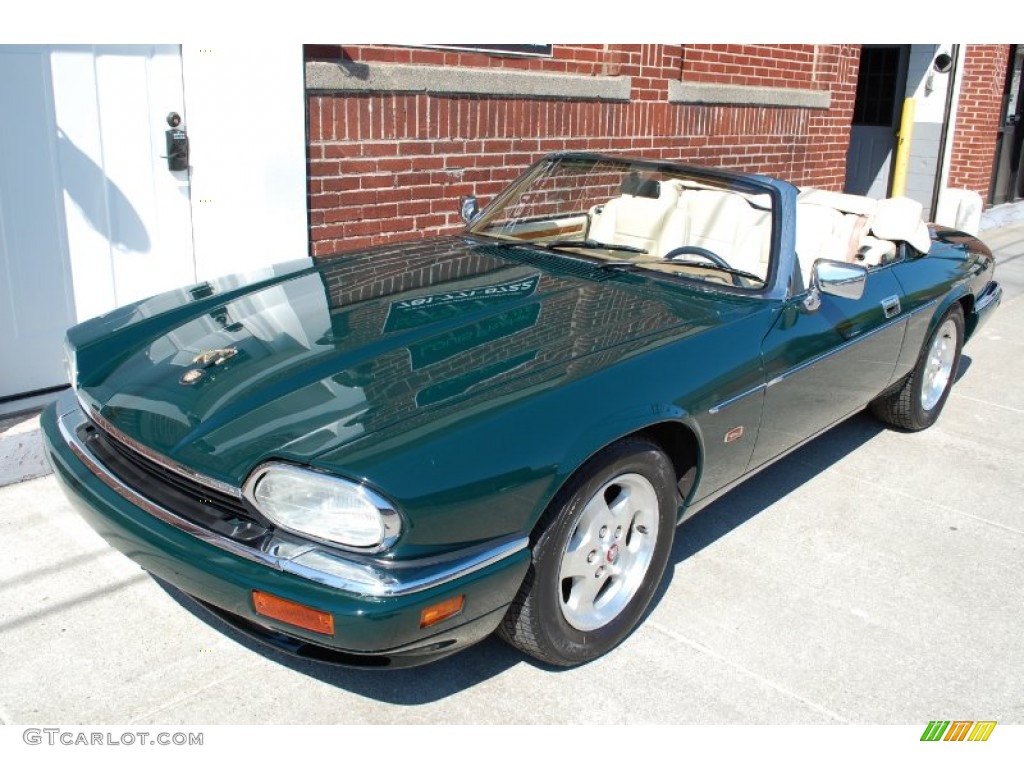 1995 XJ XJS Convertible - British Racing Green / Ivory photo #97