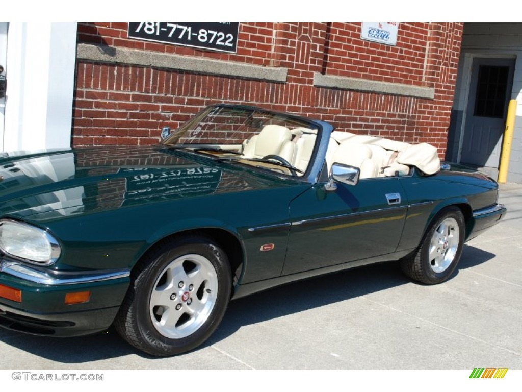 1995 XJ XJS Convertible - British Racing Green / Ivory photo #98