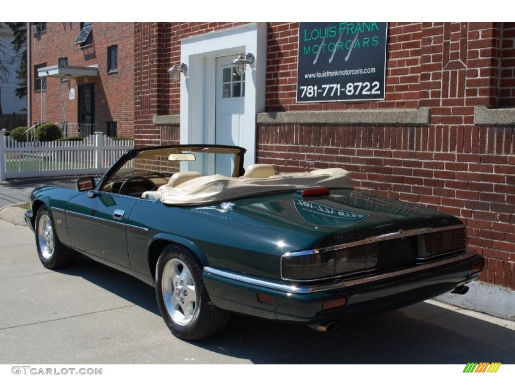 1995 XJ XJS Convertible - British Racing Green / Ivory photo #99