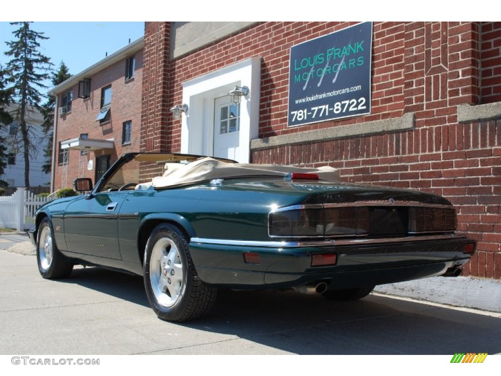 1995 XJ XJS Convertible - British Racing Green / Ivory photo #100