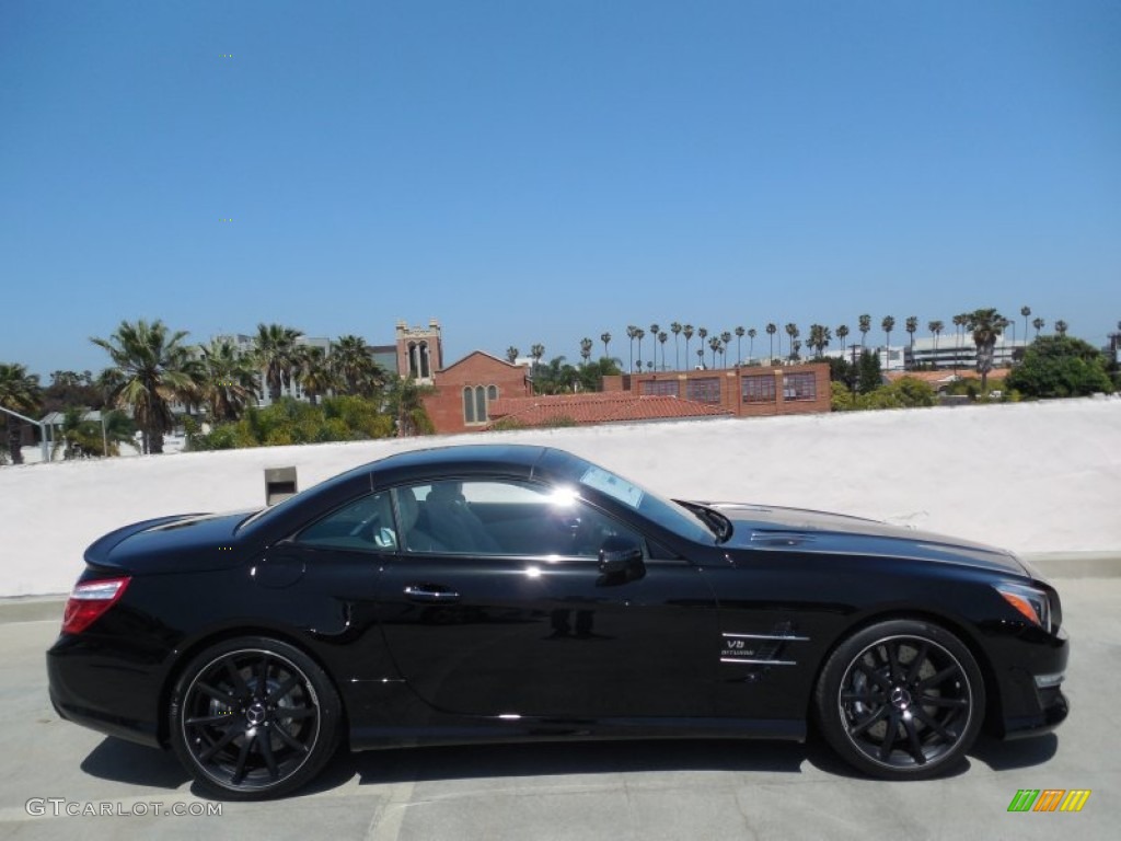 Black 2013 Mercedes-Benz SL 63 AMG Roadster Exterior Photo #80550580
