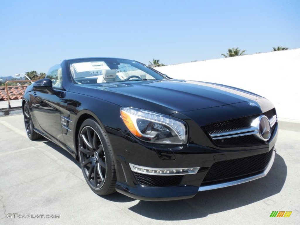 Black 2013 Mercedes-Benz SL 63 AMG Roadster Exterior Photo #80550655