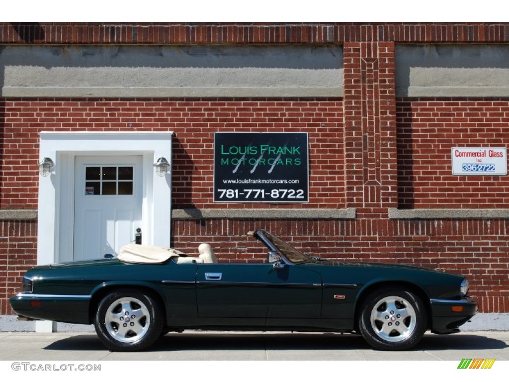1995 XJ XJS Convertible - British Racing Green / Ivory photo #104