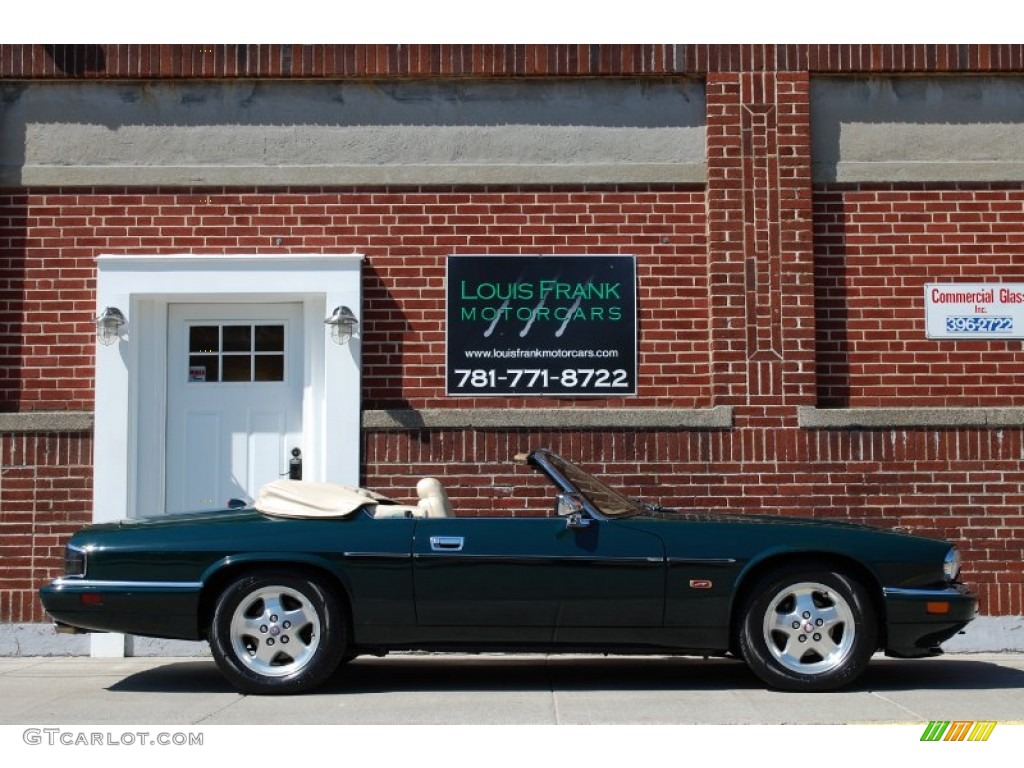 1995 XJ XJS Convertible - British Racing Green / Ivory photo #105