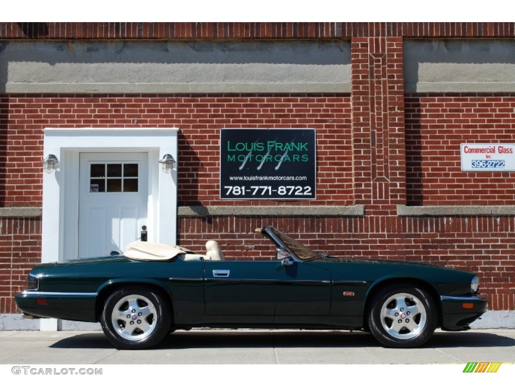 1995 XJ XJS Convertible - British Racing Green / Ivory photo #106