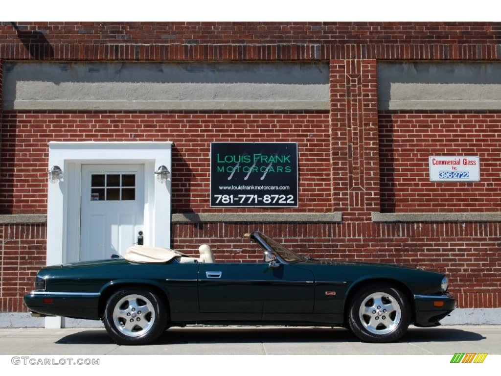 1995 XJ XJS Convertible - British Racing Green / Ivory photo #108