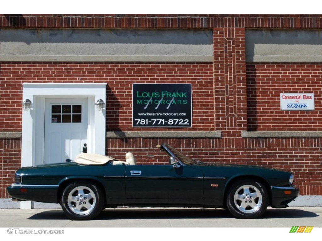 1995 XJ XJS Convertible - British Racing Green / Ivory photo #110