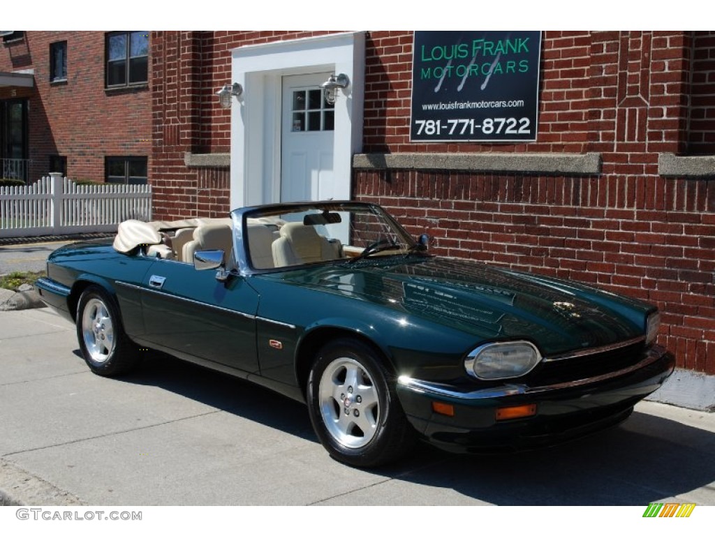 1995 XJ XJS Convertible - British Racing Green / Ivory photo #111