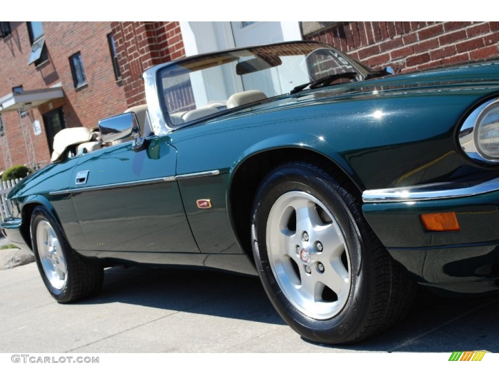 1995 XJ XJS Convertible - British Racing Green / Ivory photo #114