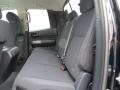 2013 Toyota Tundra Black Interior Rear Seat Photo