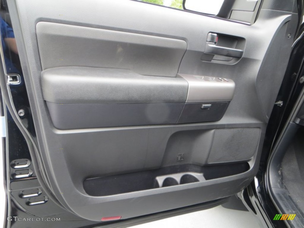 2013 Toyota Tundra TRD Double Cab Black Door Panel Photo #80550967