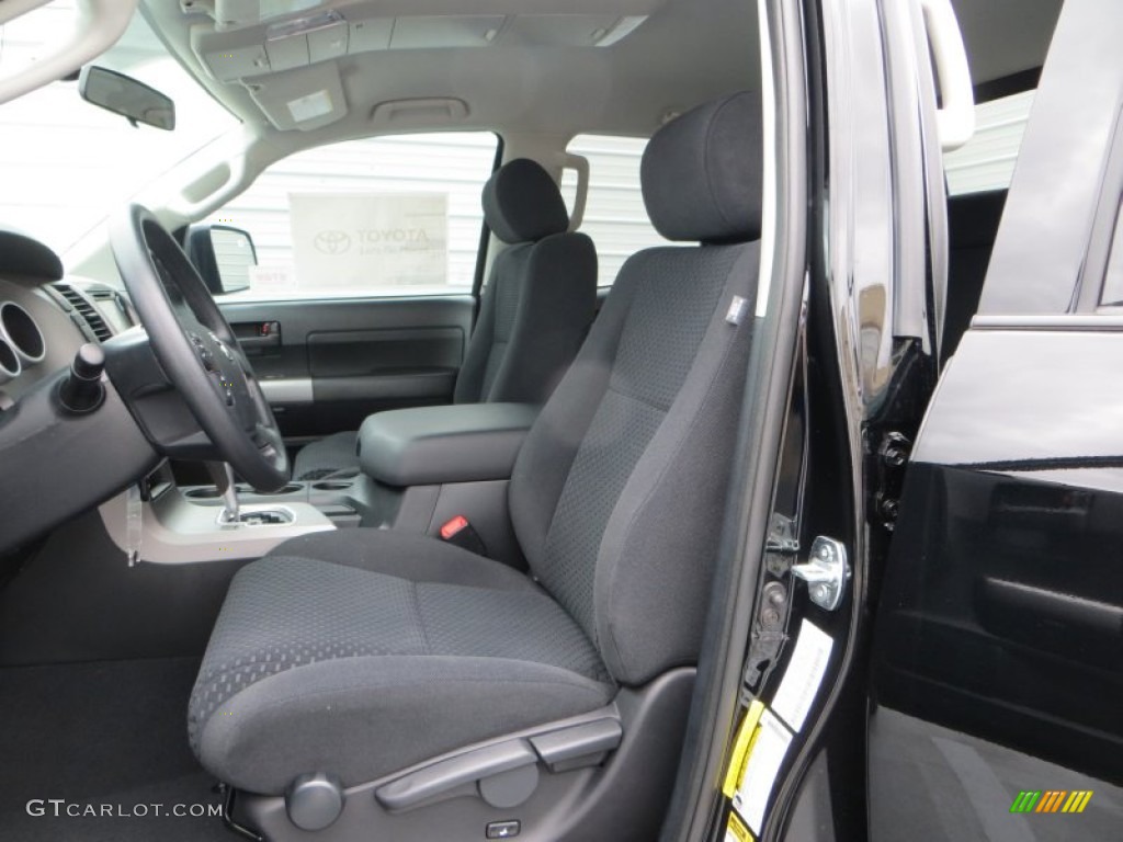 Black Interior 2013 Toyota Tundra TRD Double Cab Photo #80550994