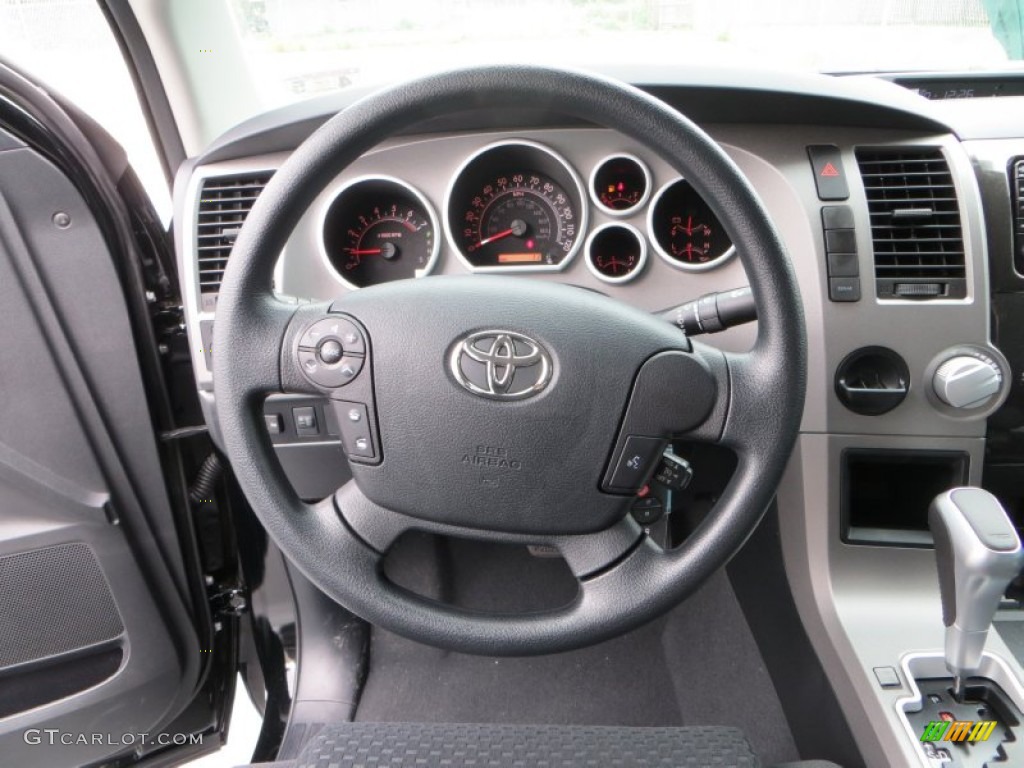 2013 Tundra TRD Double Cab - Black / Black photo #27