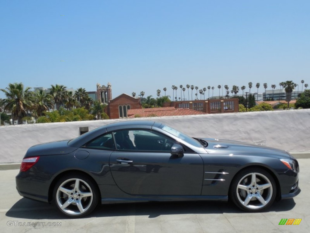 Steel Grey Metallic 2013 Mercedes-Benz SL 550 Roadster Exterior Photo #80551193