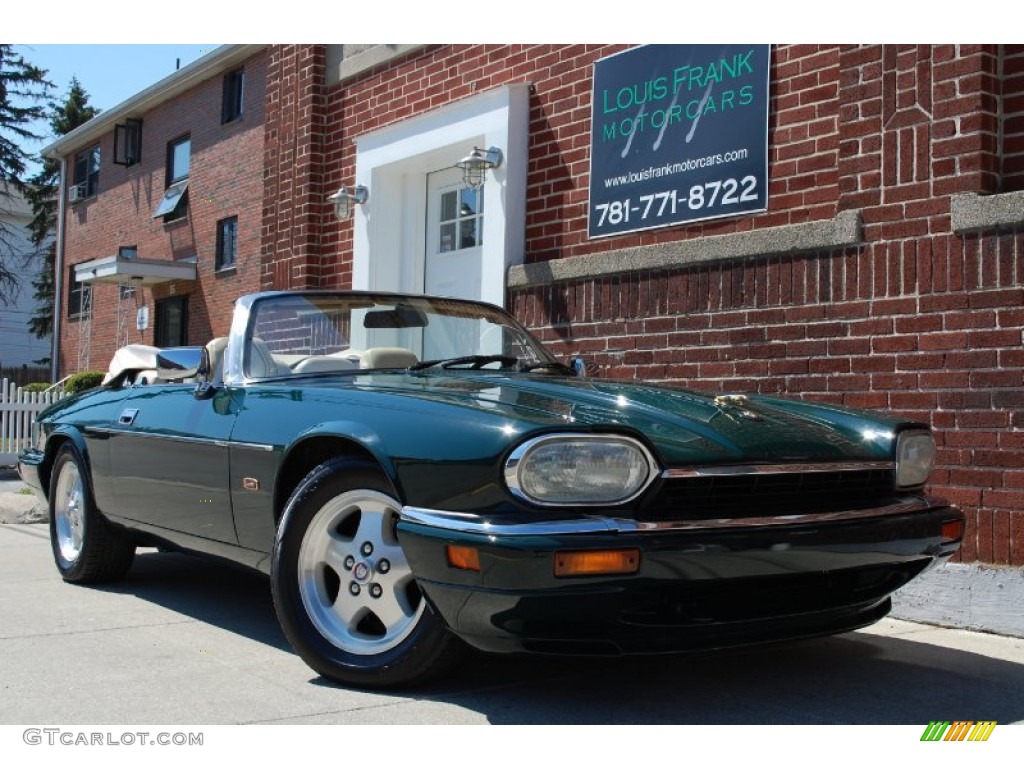1995 XJ XJS Convertible - British Racing Green / Ivory photo #137
