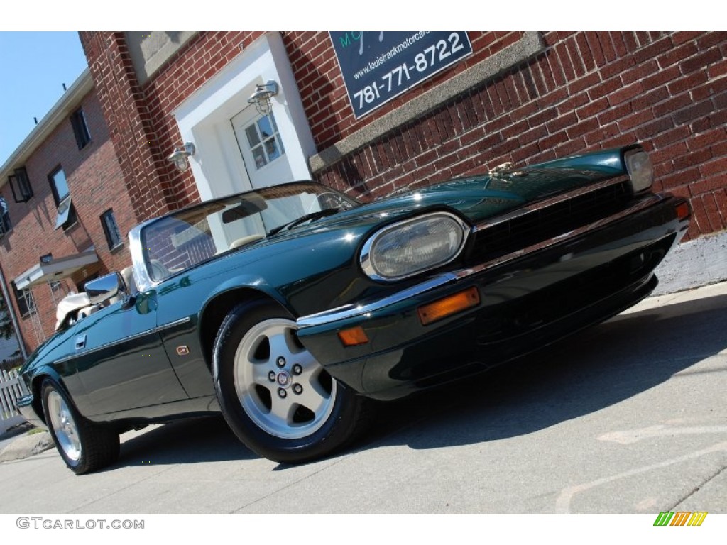 1995 XJ XJS Convertible - British Racing Green / Ivory photo #140