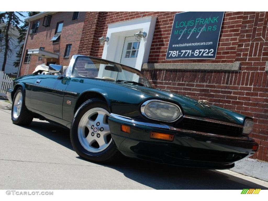 1995 XJ XJS Convertible - British Racing Green / Ivory photo #141