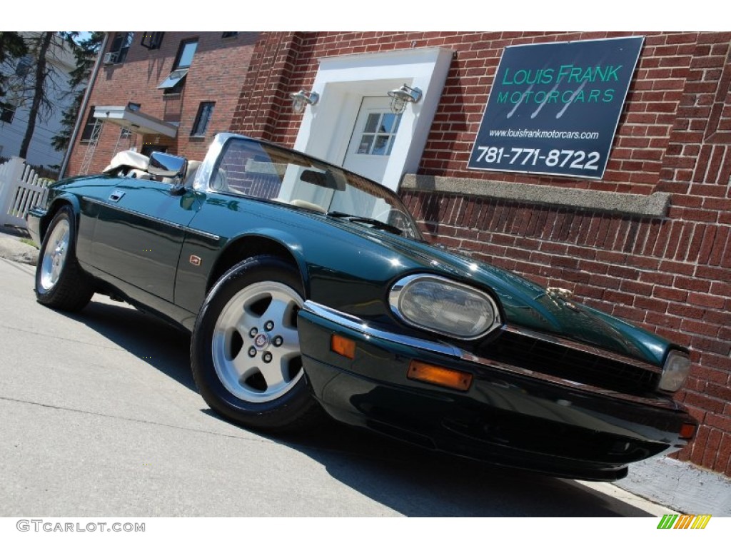 1995 XJ XJS Convertible - British Racing Green / Ivory photo #142