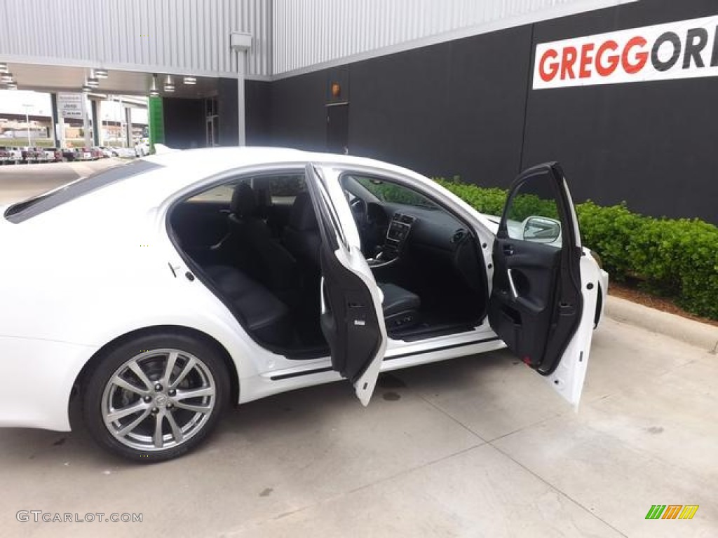 2008 IS 250 - Starfire White Pearl / Black photo #5