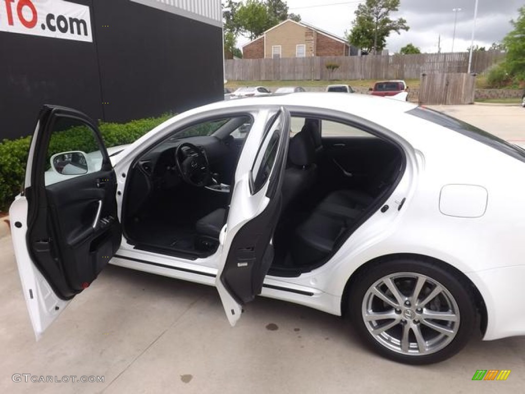 2008 IS 250 - Starfire White Pearl / Black photo #6