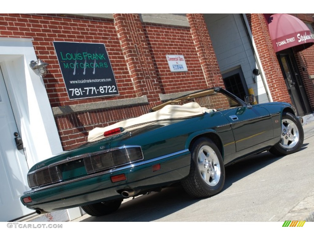 1995 XJ XJS Convertible - British Racing Green / Ivory photo #154
