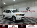 Blizzard White 2010 Nissan Armada Platinum
