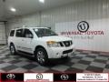 2010 Blizzard White Nissan Armada Platinum  photo #1