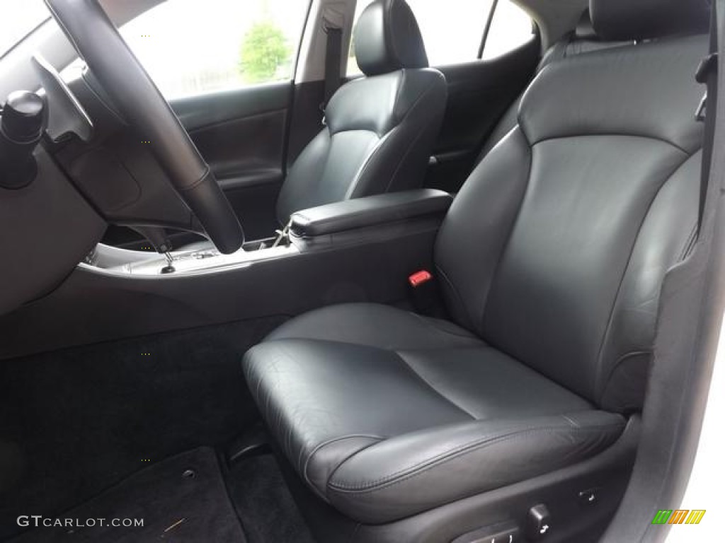 2008 IS 250 - Starfire White Pearl / Black photo #27