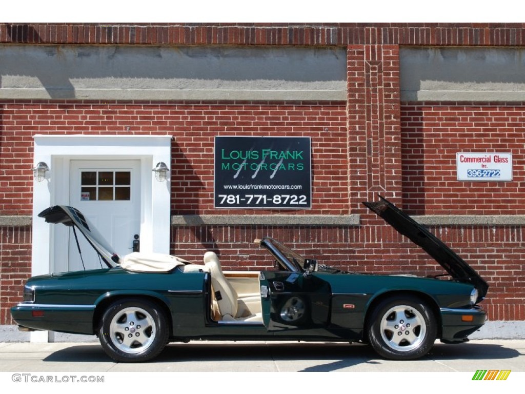 1995 XJ XJS Convertible - British Racing Green / Ivory photo #163