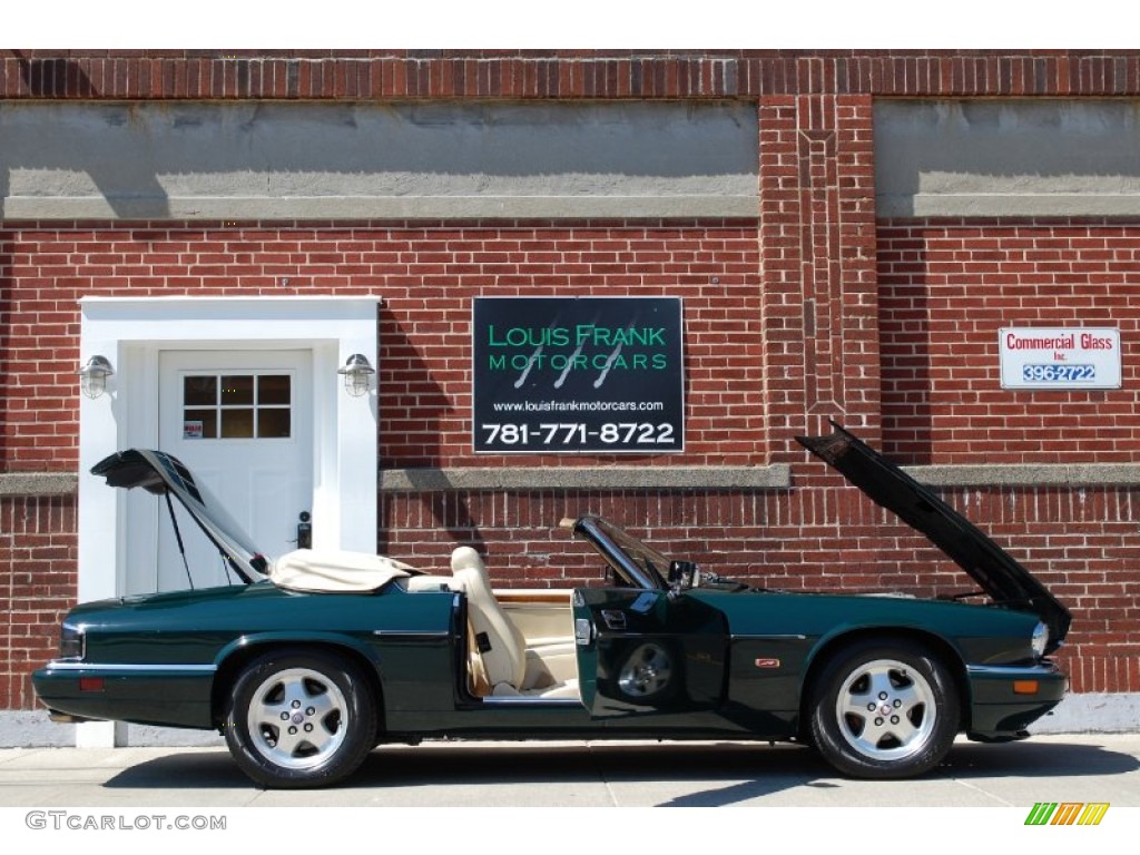 1995 XJ XJS Convertible - British Racing Green / Ivory photo #164