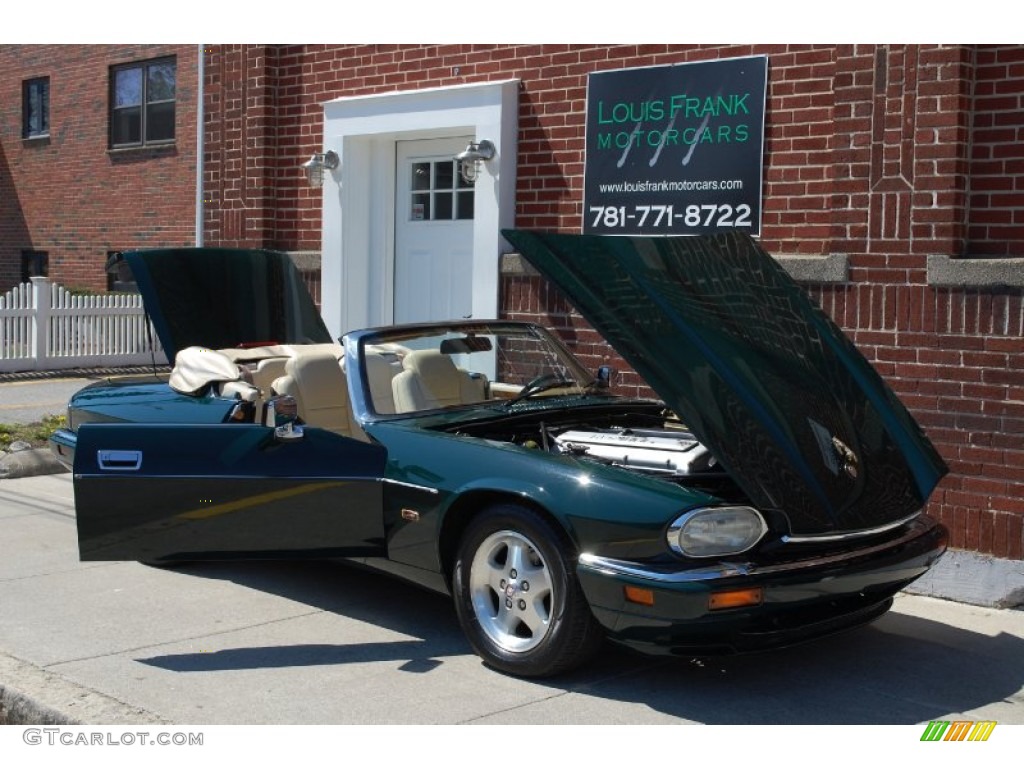 1995 XJ XJS Convertible - British Racing Green / Ivory photo #165