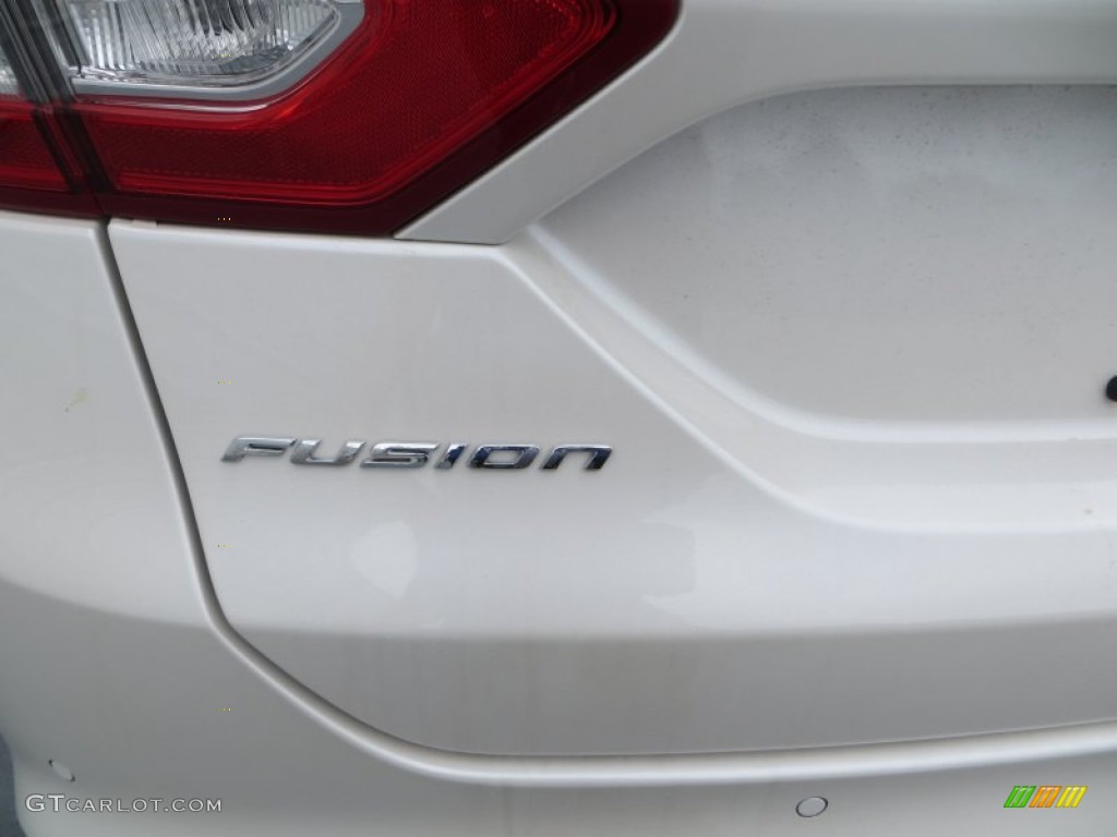 2013 Fusion SE 1.6 EcoBoost - White Platinum Metallic Tri-coat / Dune photo #6